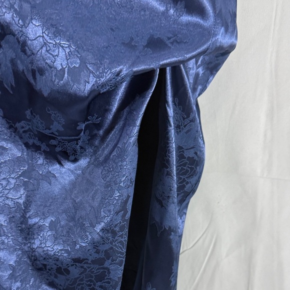 Lulus Navy Blue Maxi Cocktail Dress Size Small - Picture 4 of 10